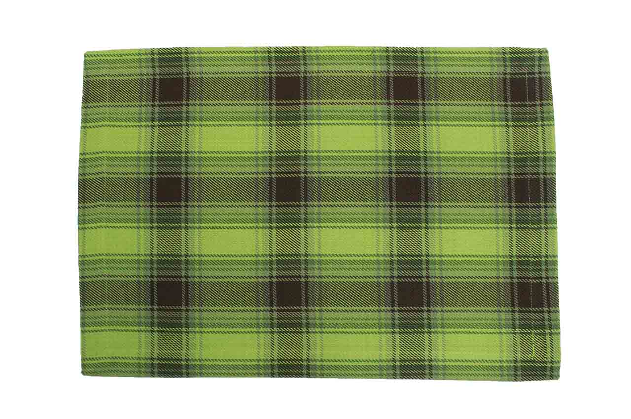 Plaid Table Mat (13*18 Inches) Set of 4 Pc